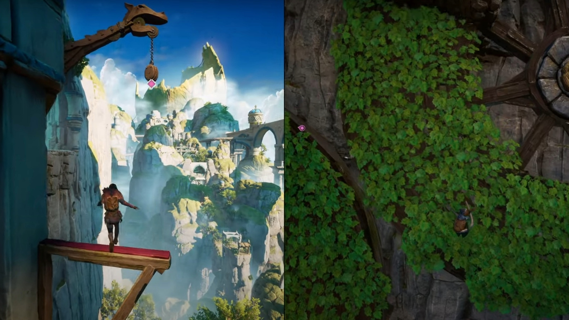 A Platforming Section in the Mission