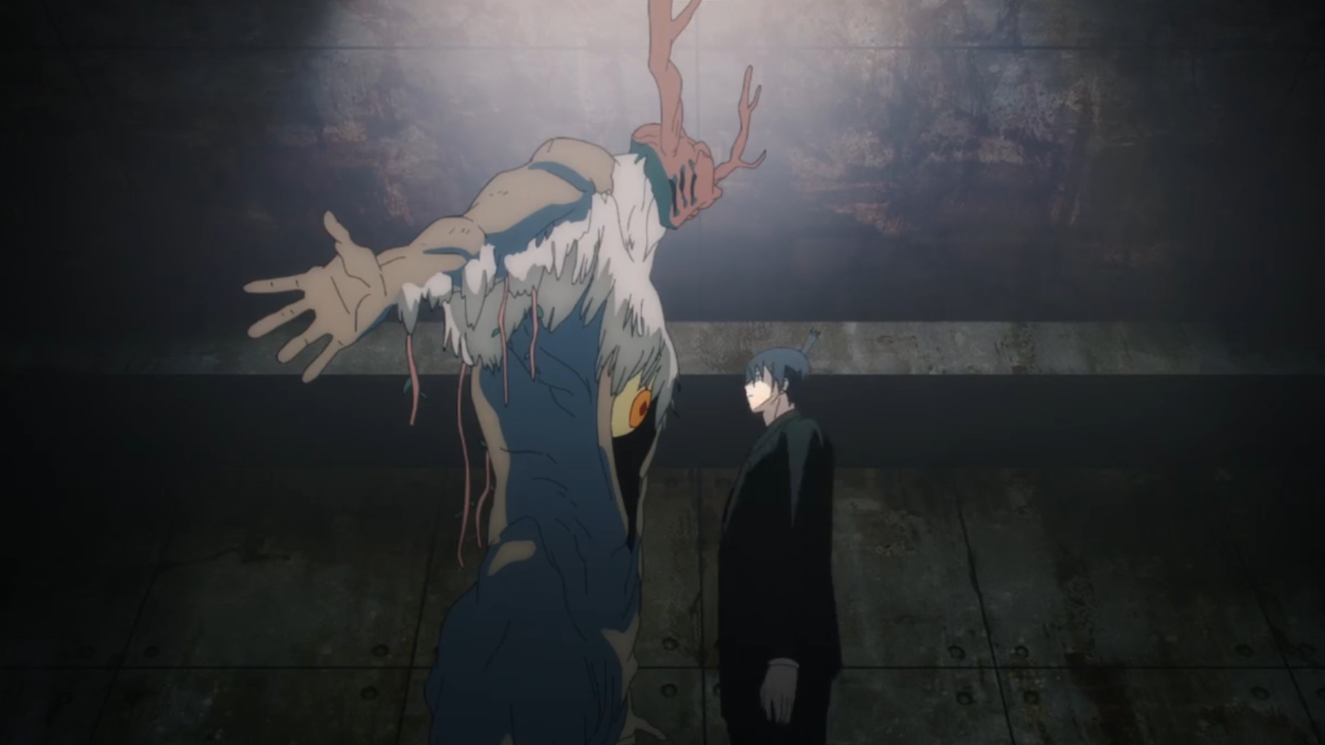 Aki and the Future Devil as seen in the anime (Image via Studio MAPPA)
