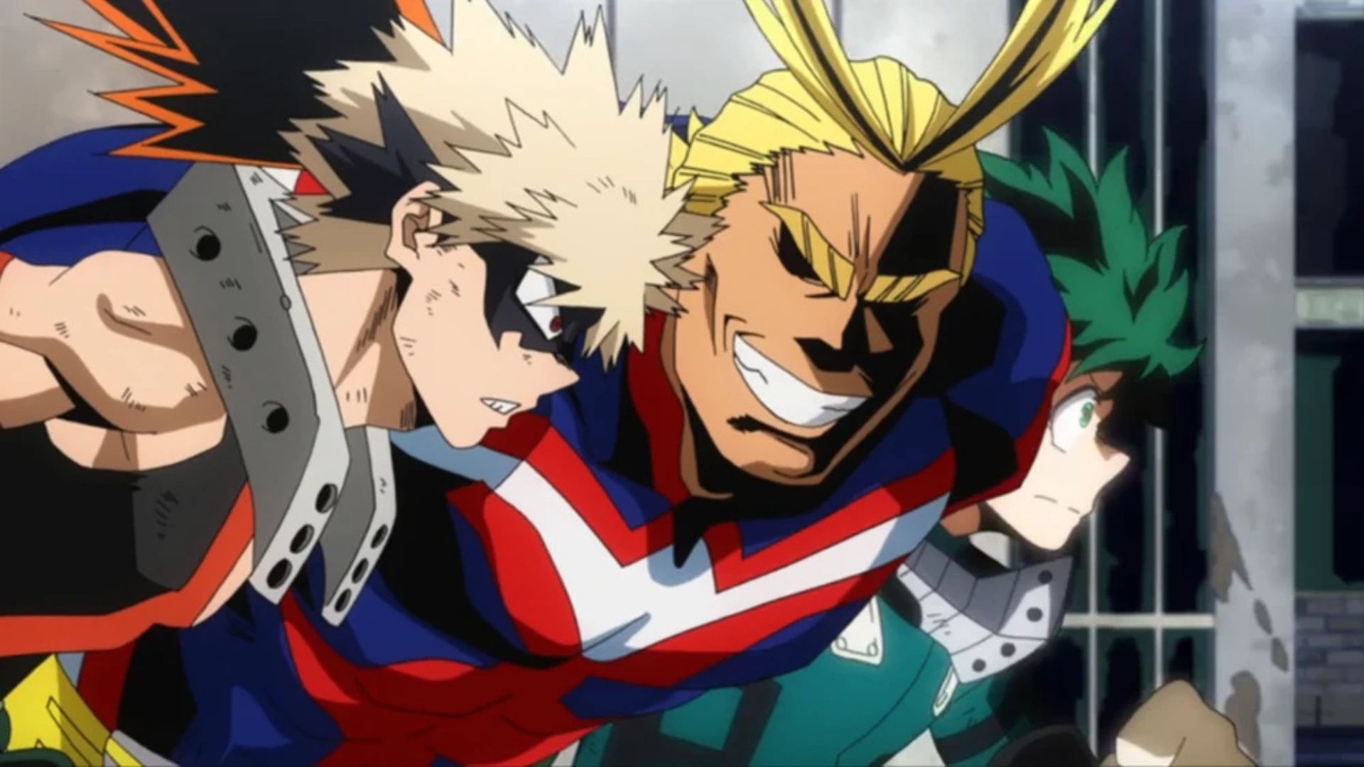 Bakugo, Deku and All Might