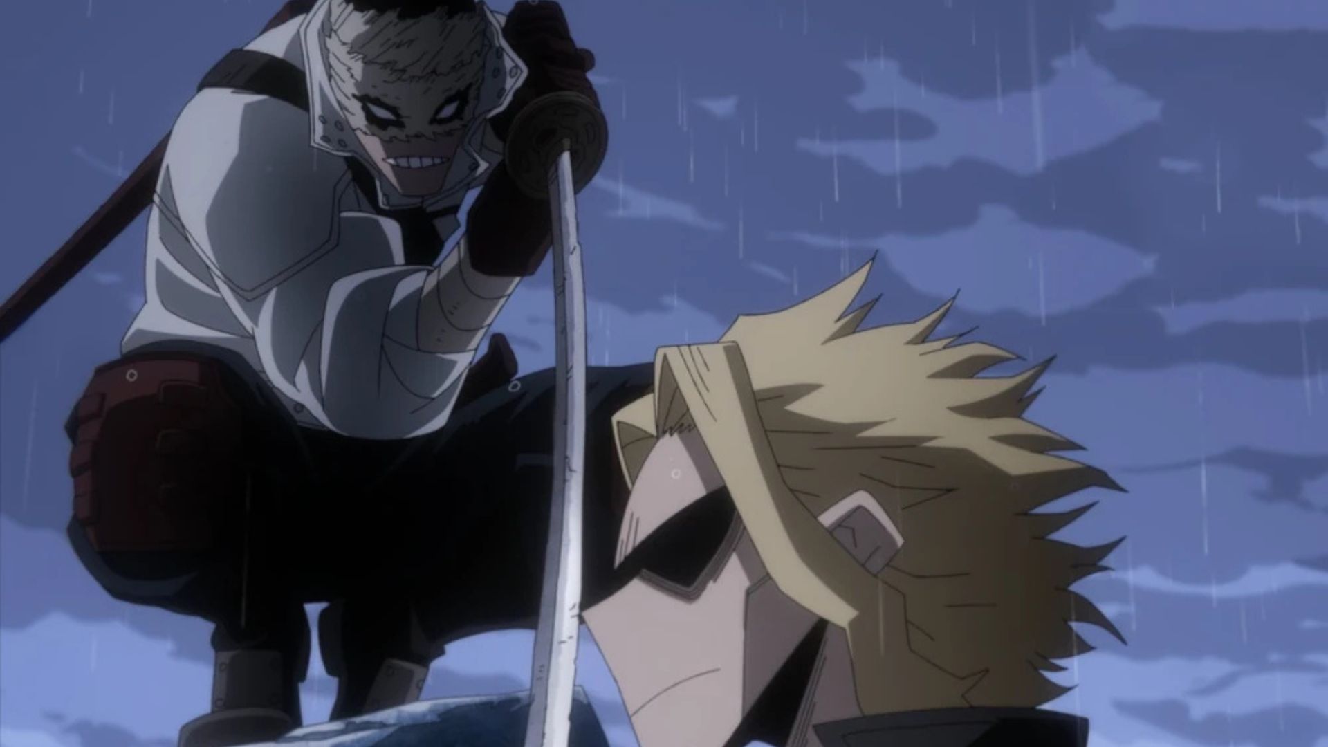 Stain and All Might