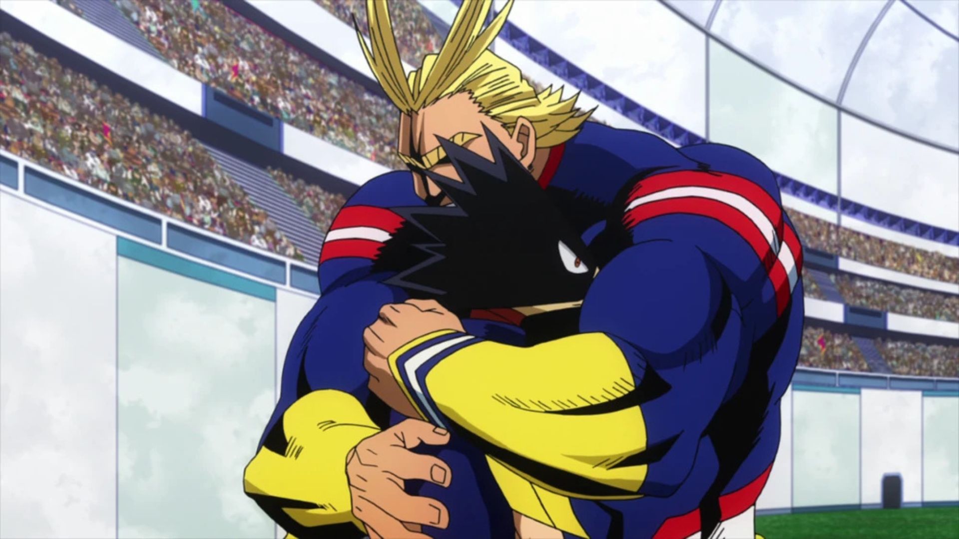 All Might and Tokoyami My Hero Academia