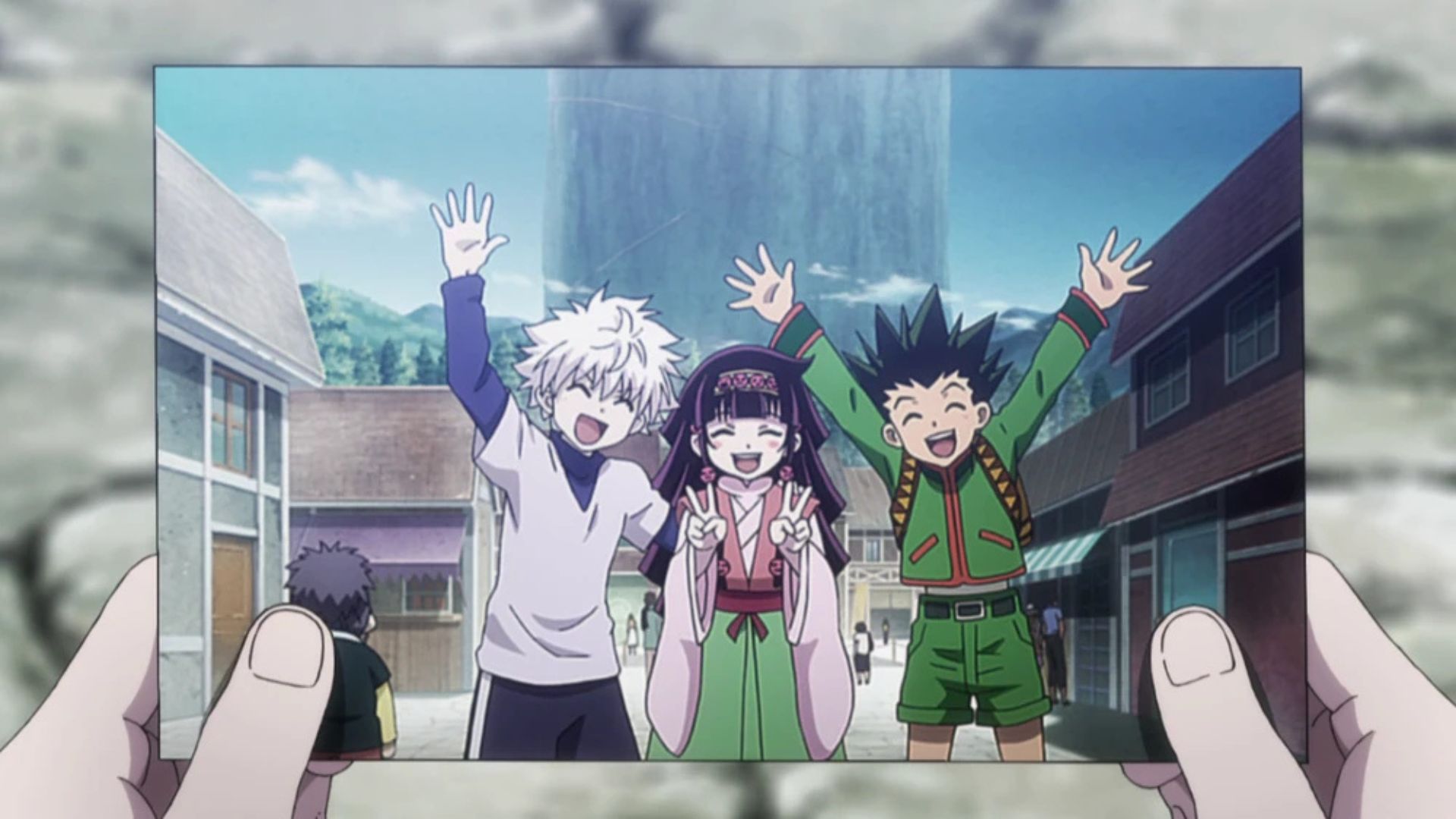Gon, Killua and Alluka as seen in the Hunter x Hunter anime (Image via Studio Madhouse)
