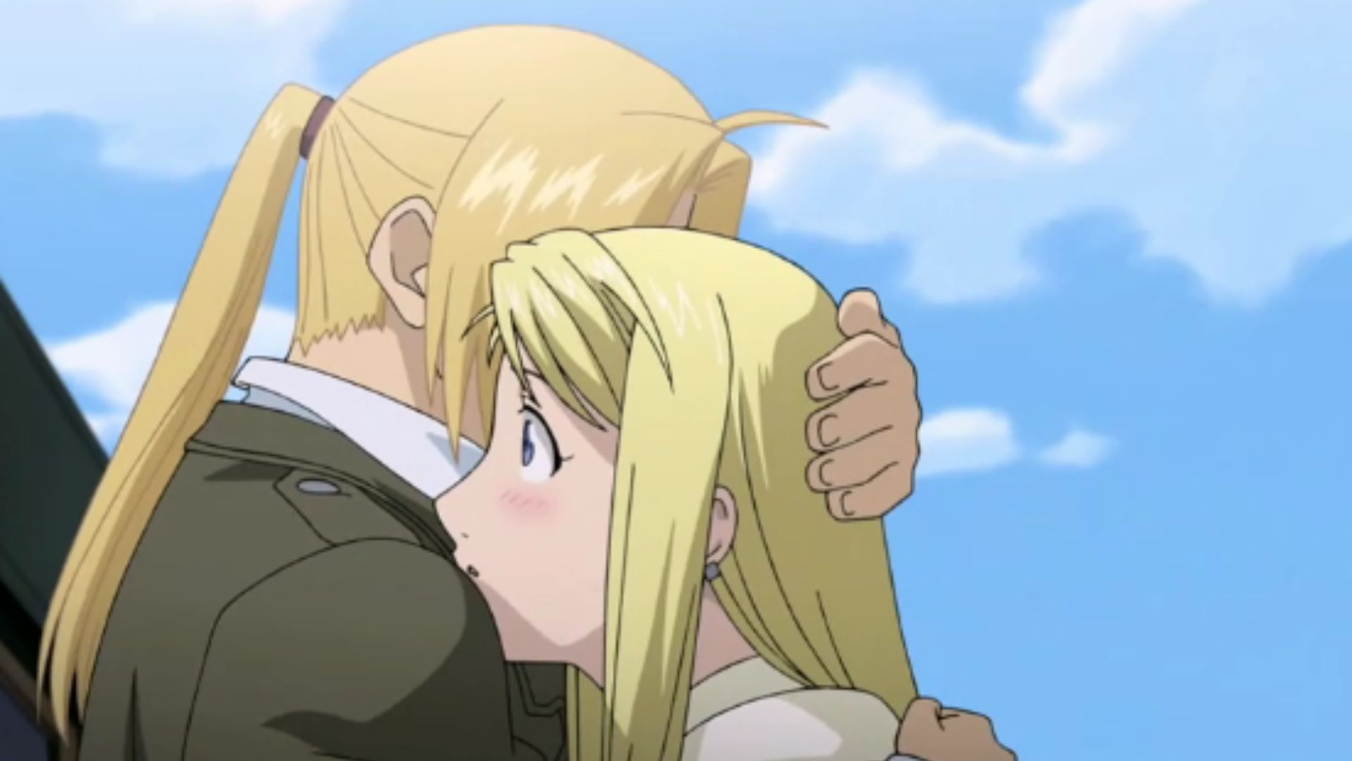 Edward and Winry's anime confession scene