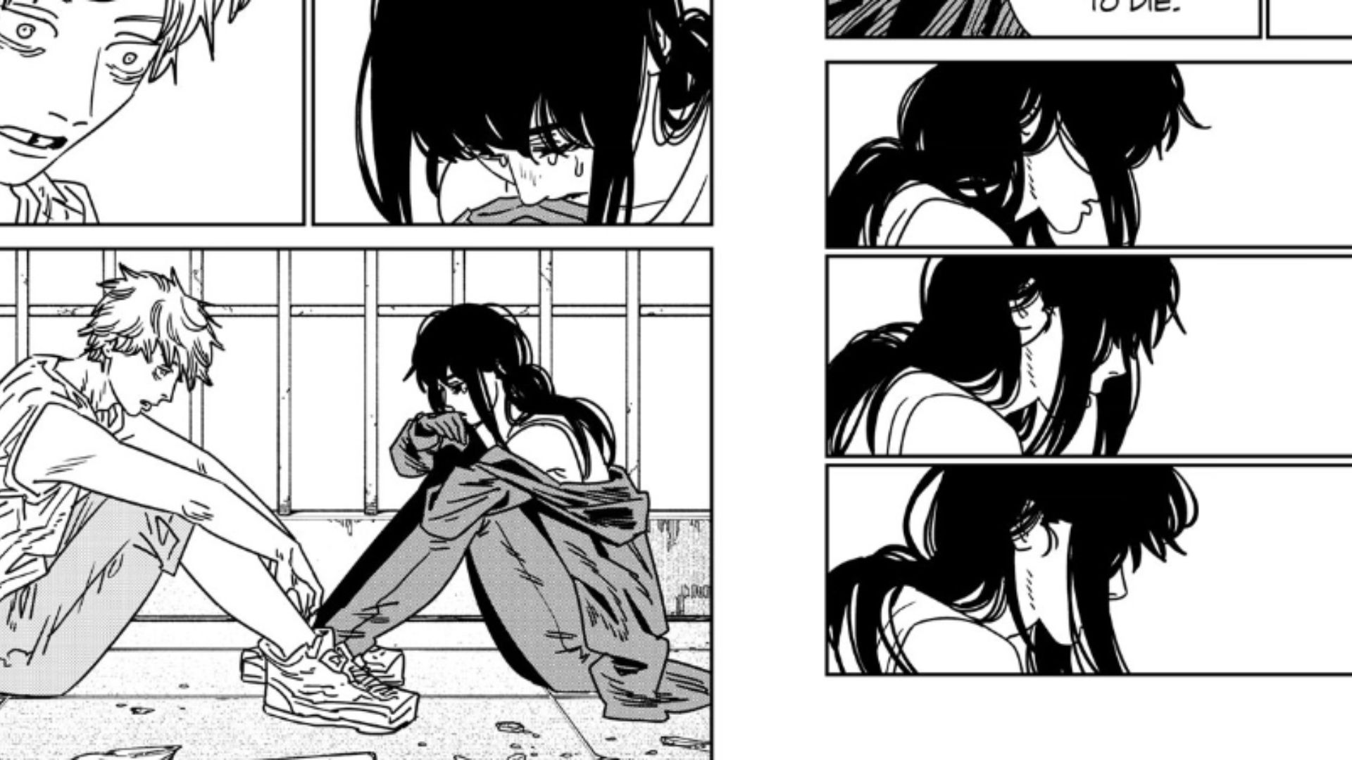 Asa and Denji contemplating together