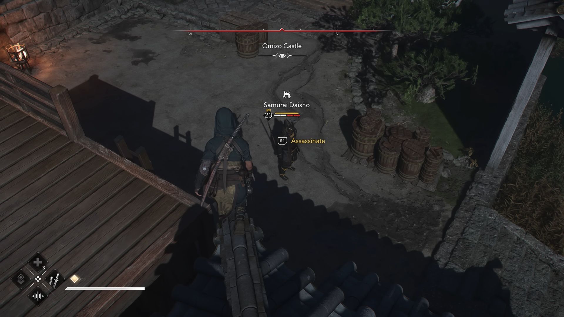 Samurai Daisho in Omizo Castle