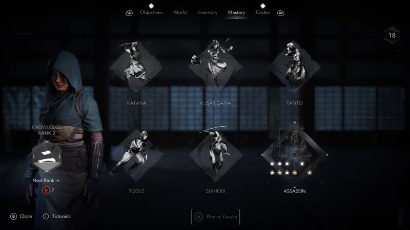 Assassins creed shadows Mastery1