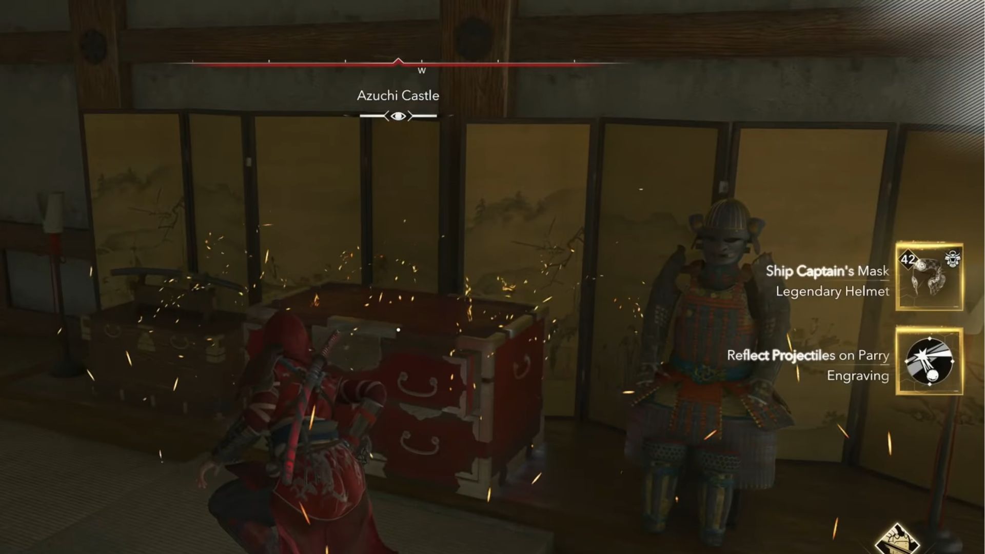 Reward for opening the Legendary Chest at Azuchi Castle