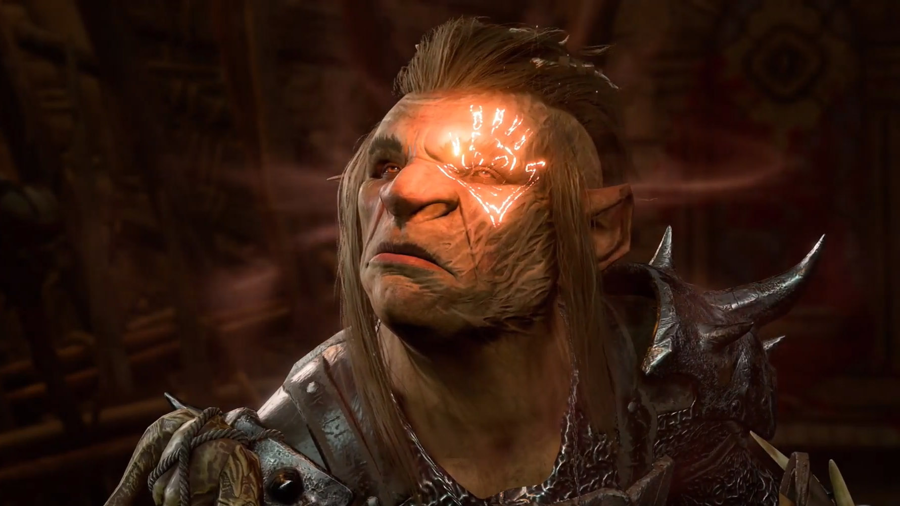Baldur's Gate 3 Crusher the goblin in the Goblin Camp