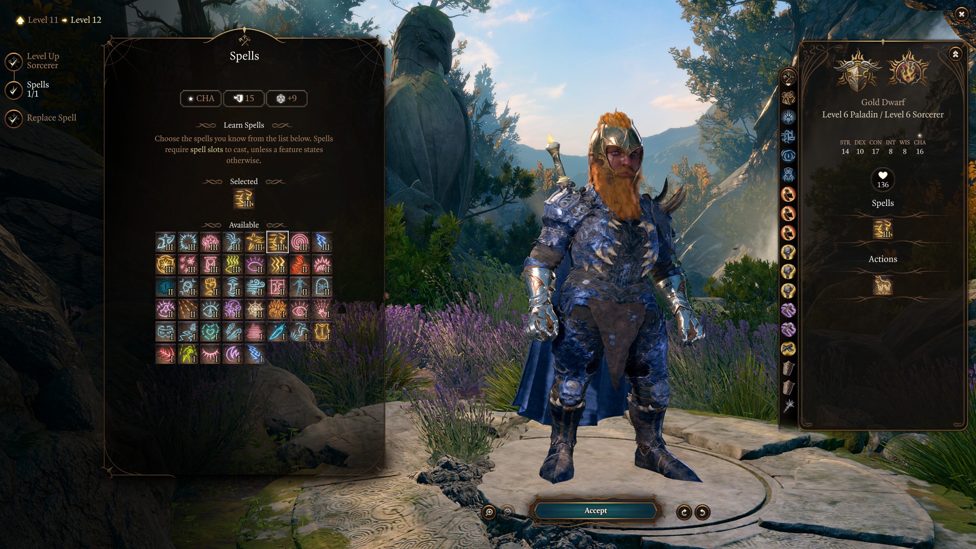 Best Baldur’s Gate 3 Oath of the Crown Paladin Build Level 12