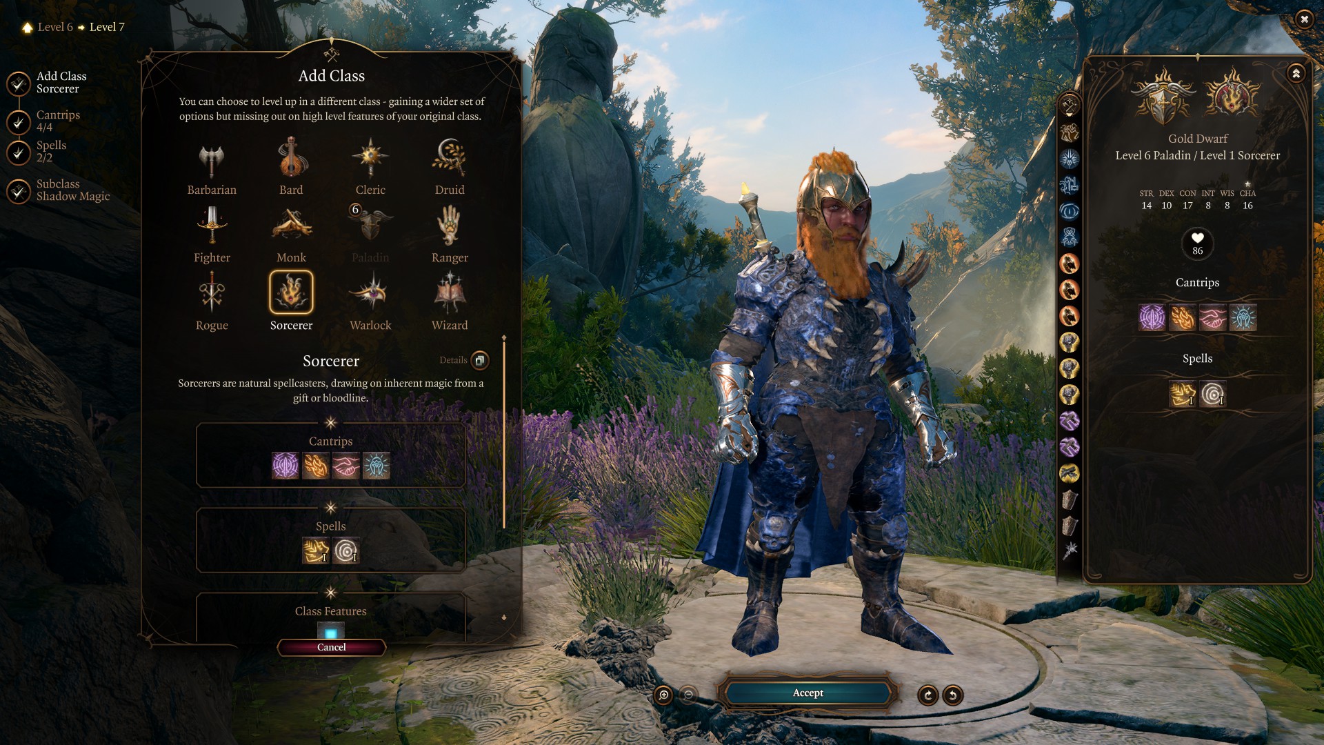 Best Baldur’s Gate 3 Oath of the Crown Paladin Build Level 7
