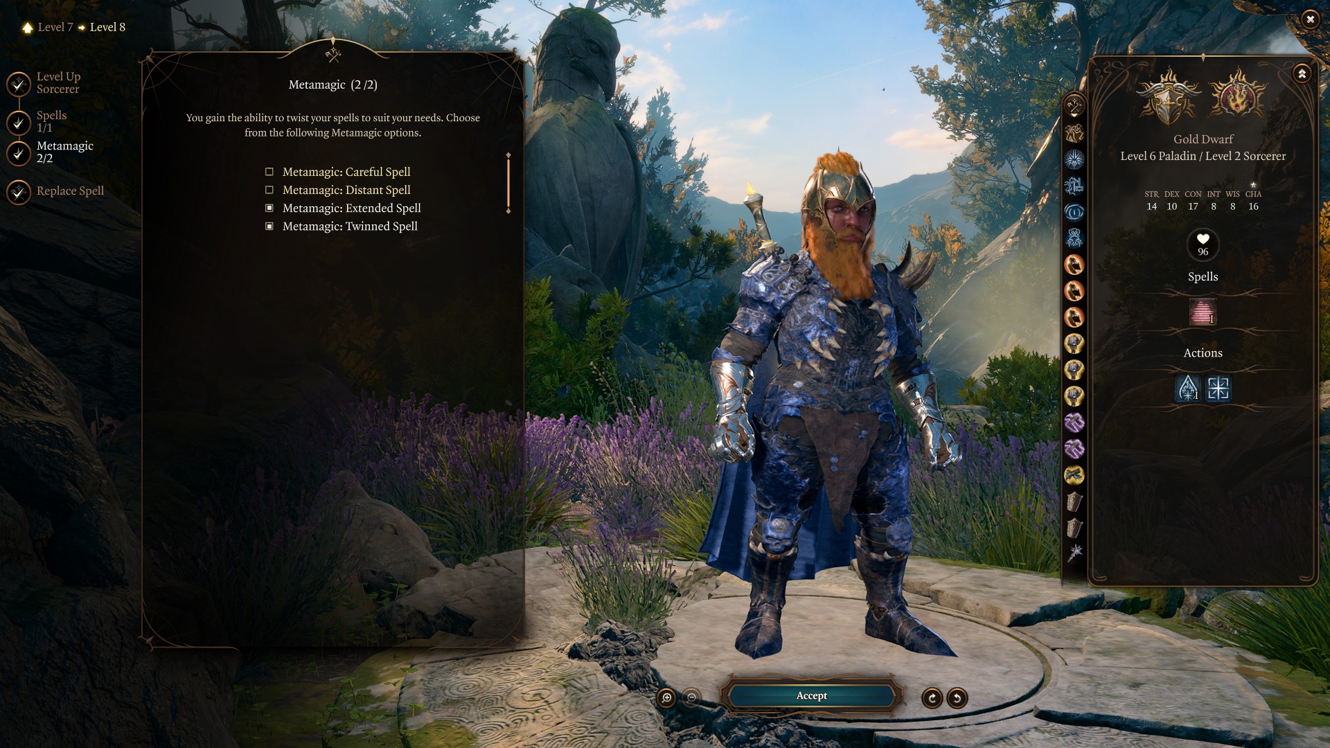 Best Baldur’s Gate 3 Oath of the Crown Paladin Build Level 8