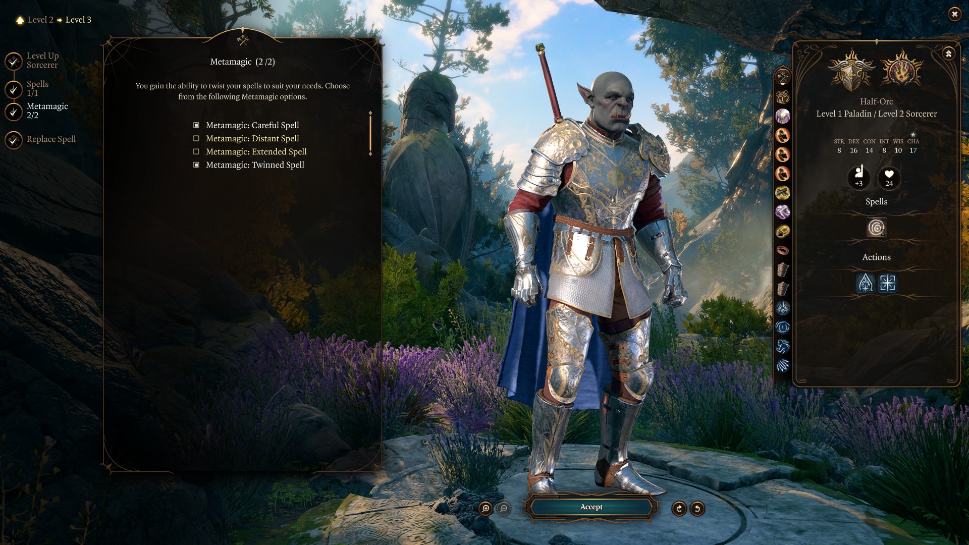 Best Baldur’s Gate 3 Shadow Magic Sorcerer Build Level 3