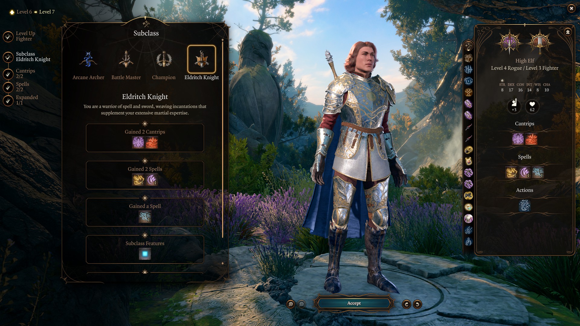Best Baldur’s Gate 3 Swashbuckler Rogue Build Level 7