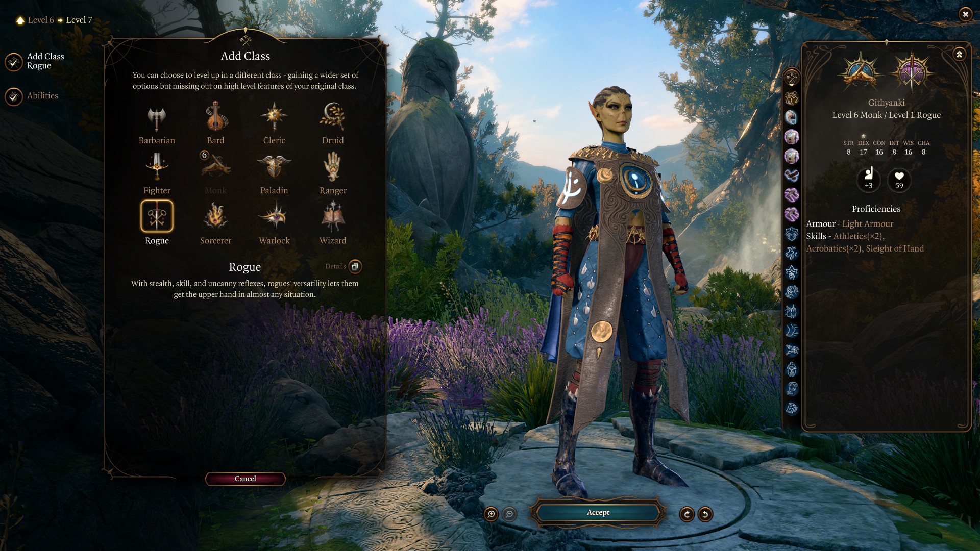 Best Baldur’s Gate 3 Way of the Druken Master Monk Build Level 7