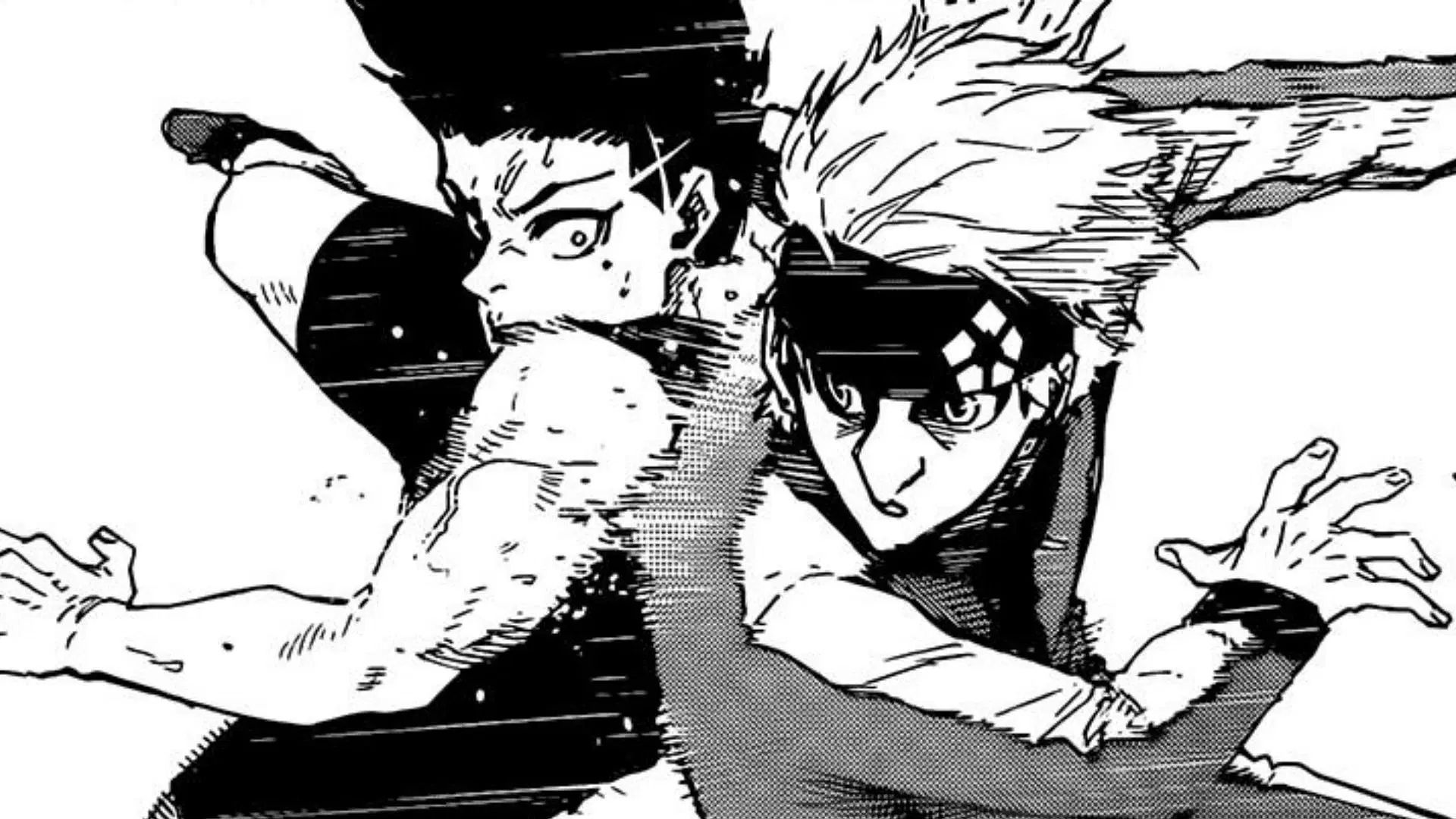 Barou and Snuffy as seen in the Blue Lock manga (Image via Kodansha)