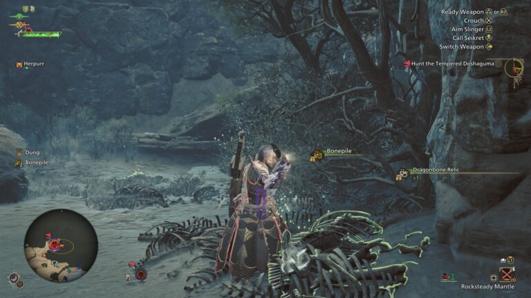 Bonepiles in Monster Hunter Wilds