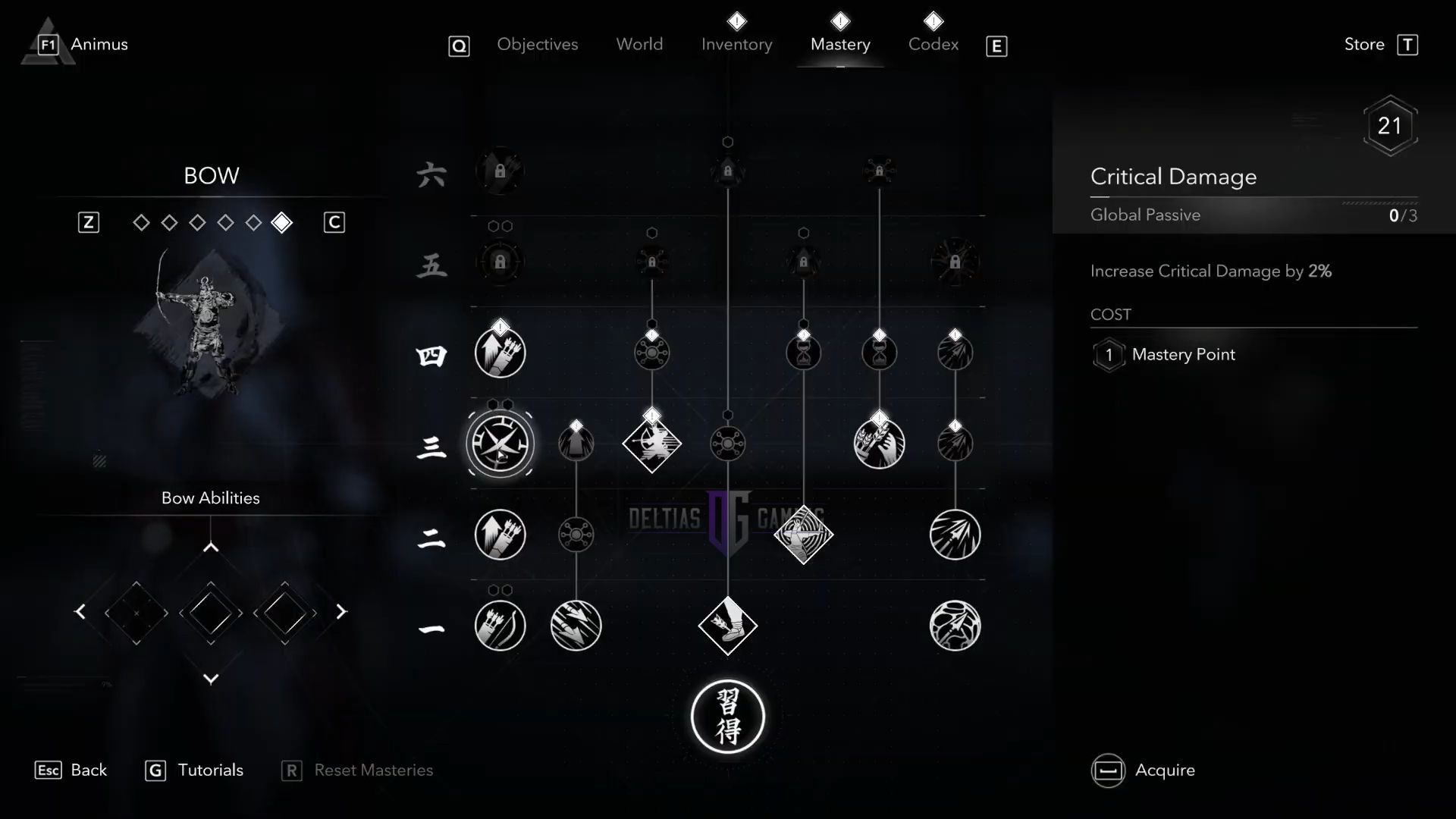 Critical Damage in Rank 3 (Image via Ubisoft, Deltias Gaming)