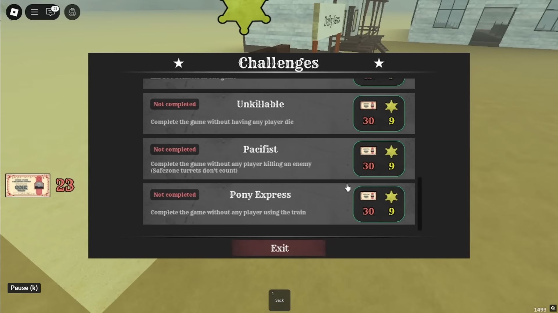 Pony Express Challenge (Image via Roblox Corporation)