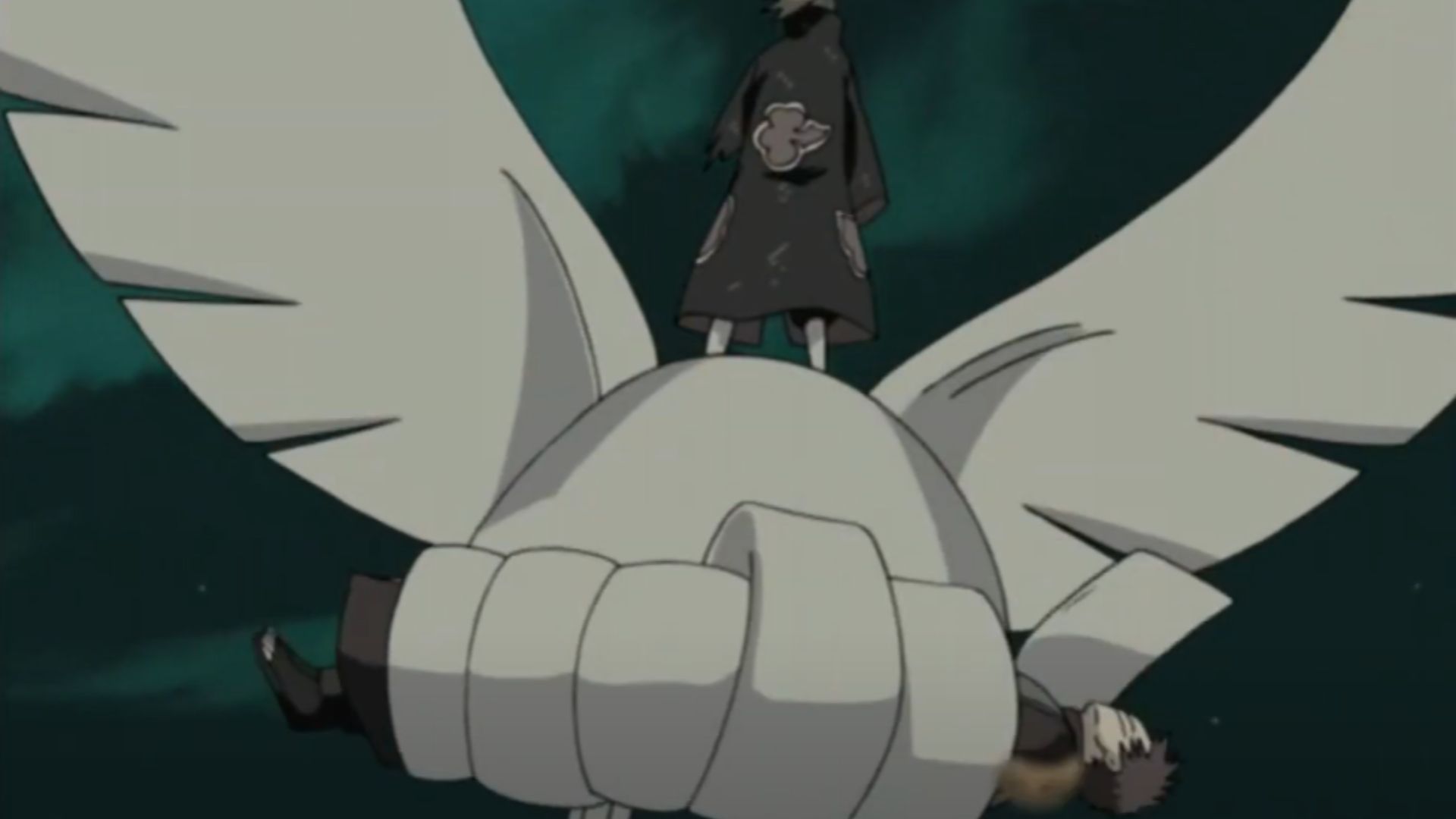 Deidara capturing Gaara