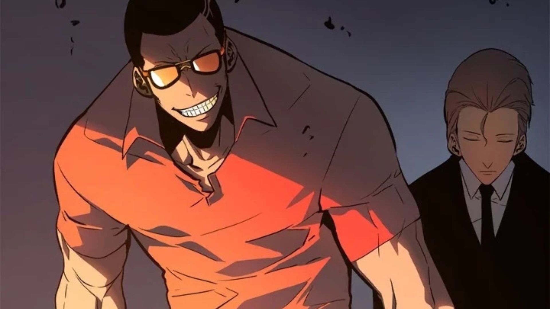Dongsoo and Jinchul as seen in the Solo Leveling manhwa (Image via Kakao)