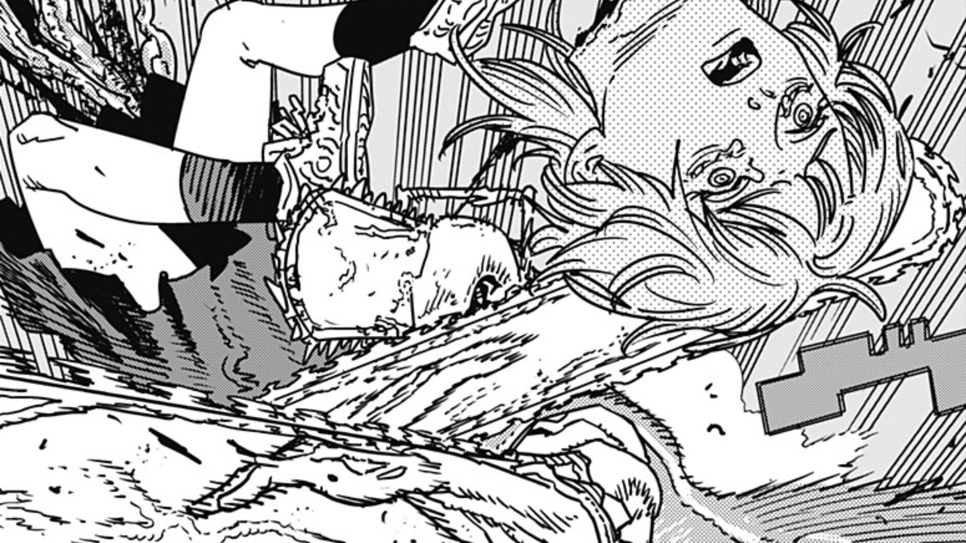 Fake Chainsaw Man vs Death Devil as seen in the Chainsaw Man manga (Image via Shueisha)