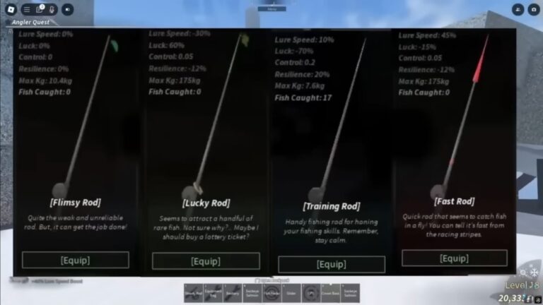 All Rods | Fisch Roblox (Image via Roblox)