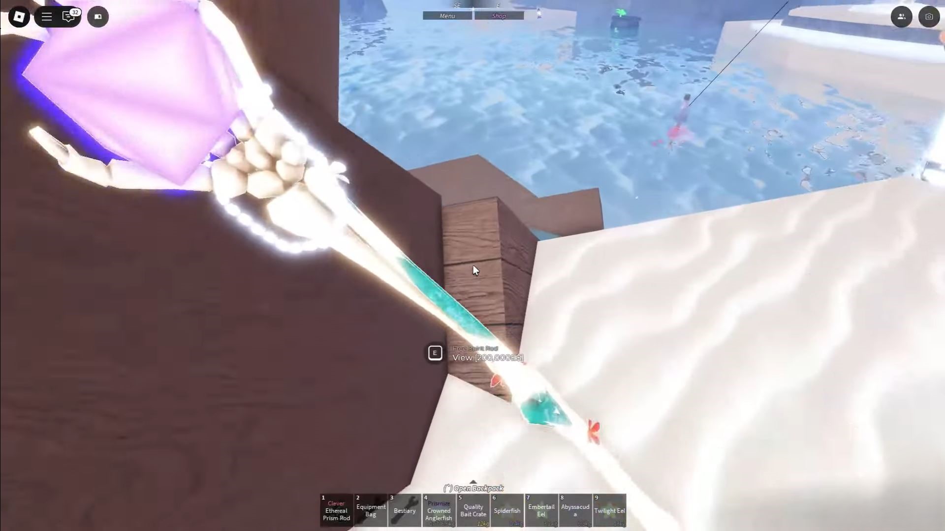 Buy The New Free Spirit Rod Fisch (Image via Roblox)