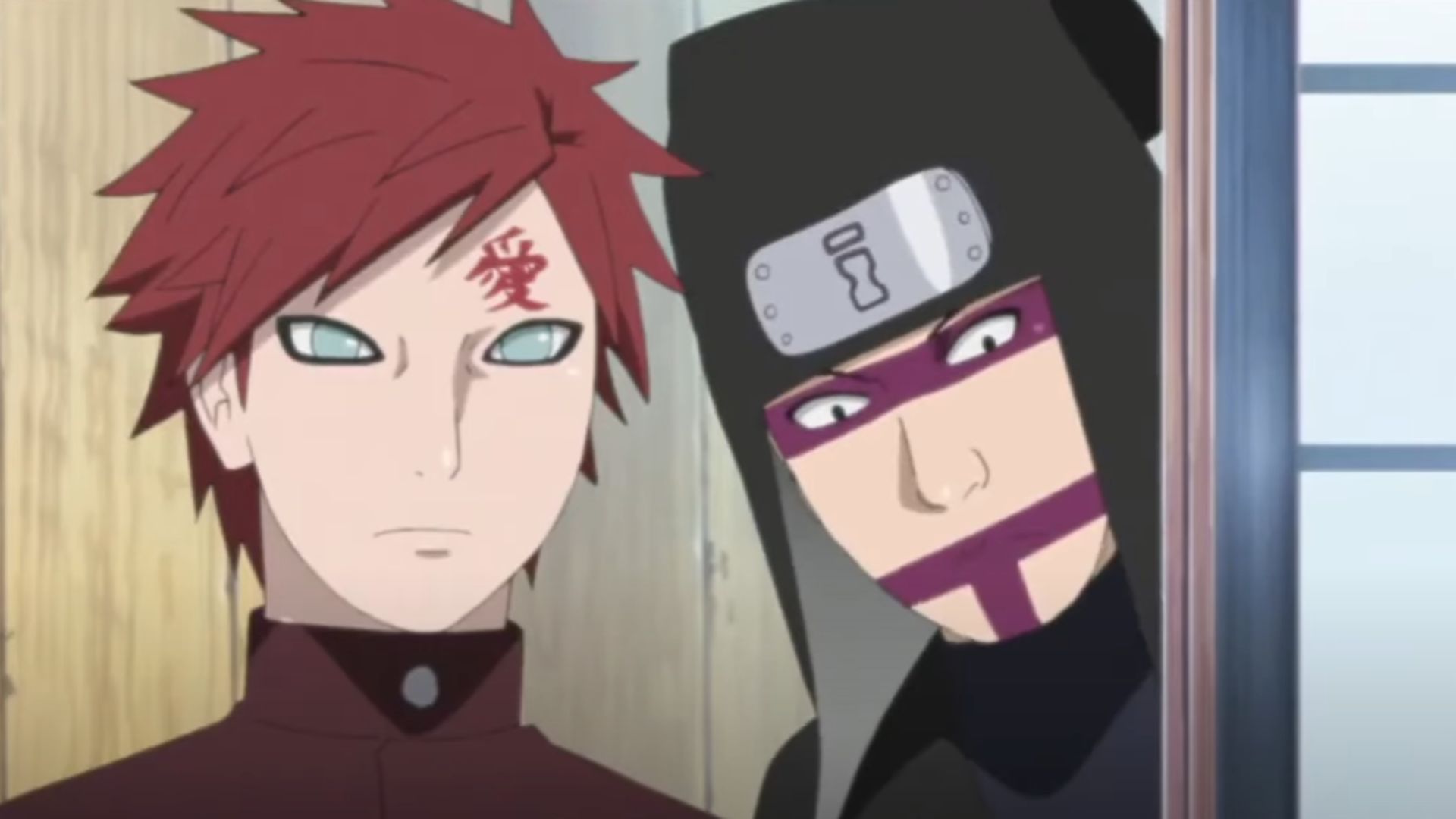 Kankuro and Gaara as seen in the series
