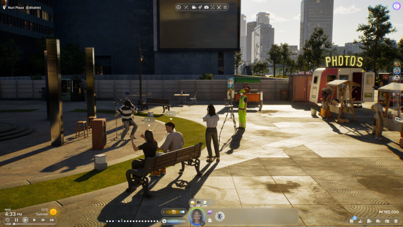 Gameplay with extensive visual details