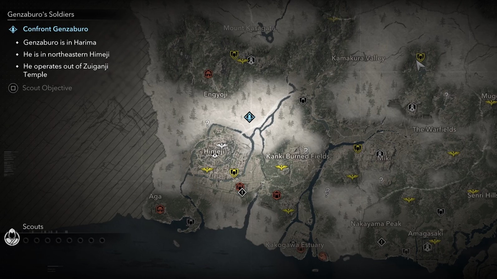 Genzaburo Location (Image via Ubisoft)