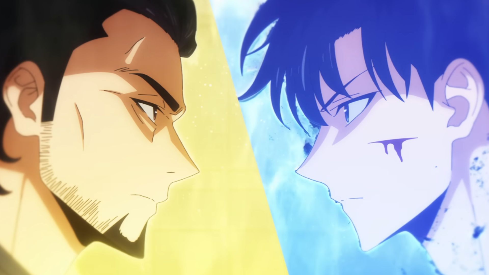 Ryuji vs Jinwoo as seen in the Solo Leveling anime (Image via A-1 Pictures)