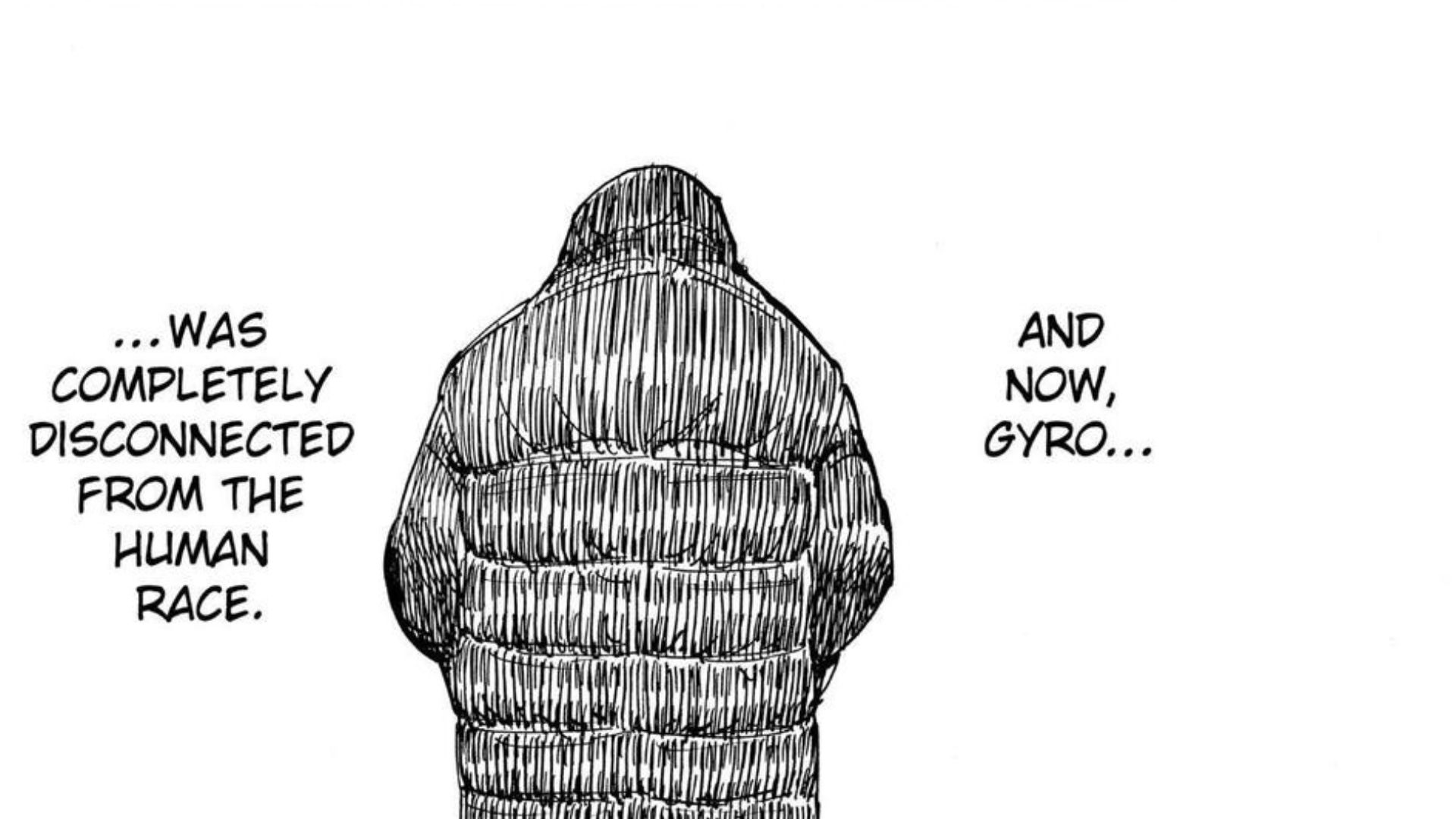 Gyro as seen in the Hunter x Hunter manga (Image via Shueisha)