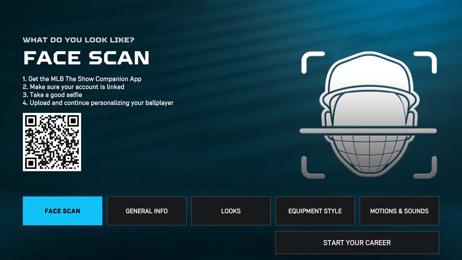 Capture a selfie with the MLB The Show Companion App
