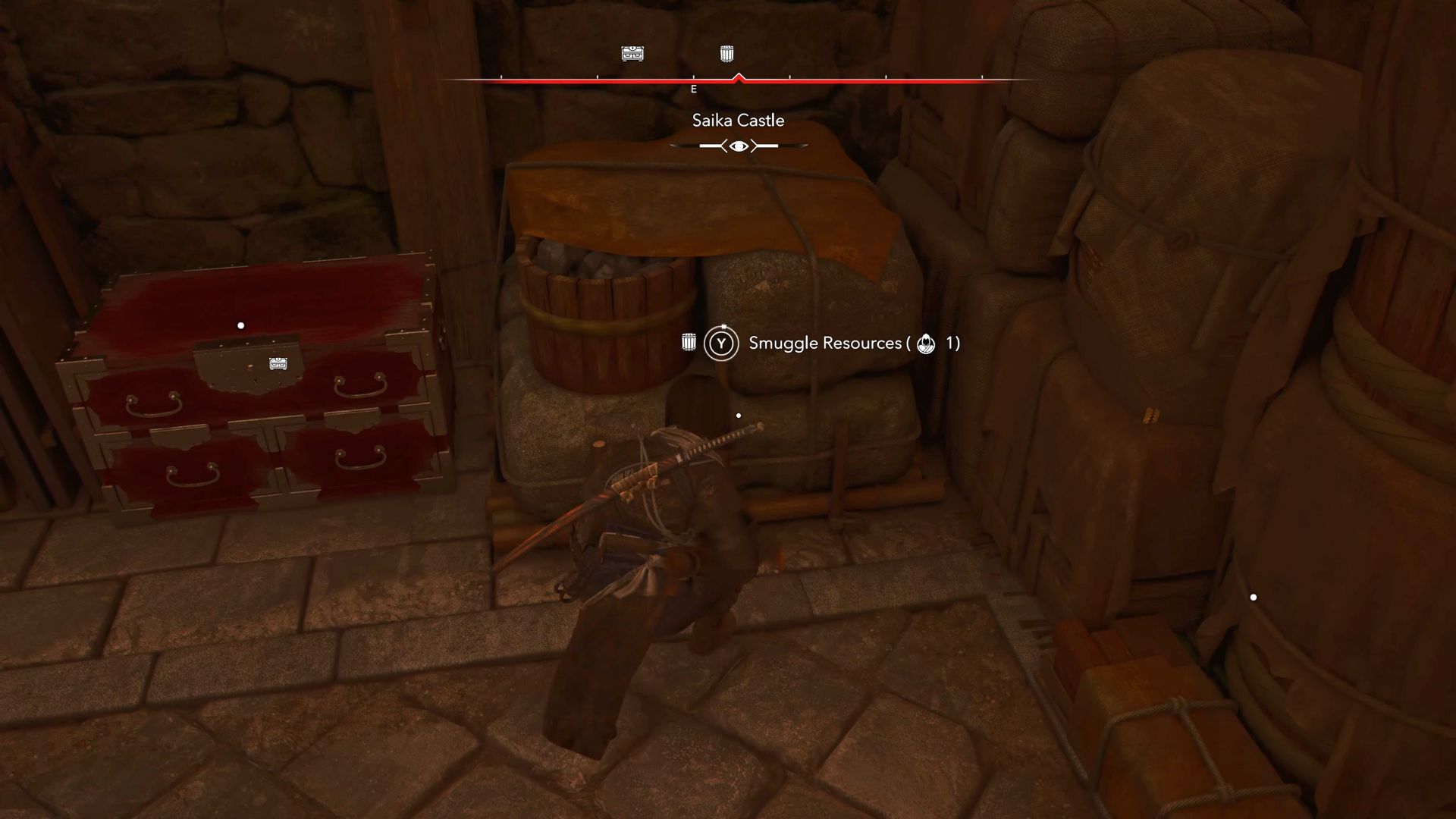 You can assign Scouts to smuggle heavy stockpile resources