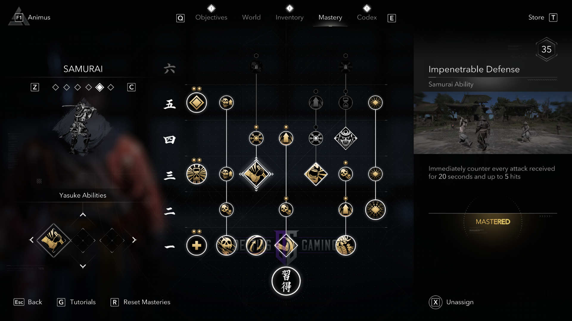 Impenetrable Defense is the most important skill that complements our best Long Katana build for Yasuke in Assassin's Creed Shadows.