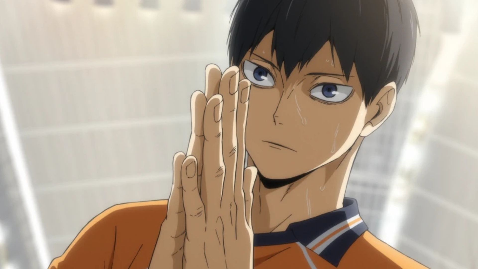 Kageyama as seen in the anime