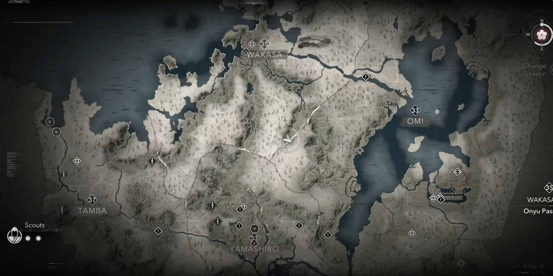Kaji Monzekii Temple location (Image via Ubisoft)