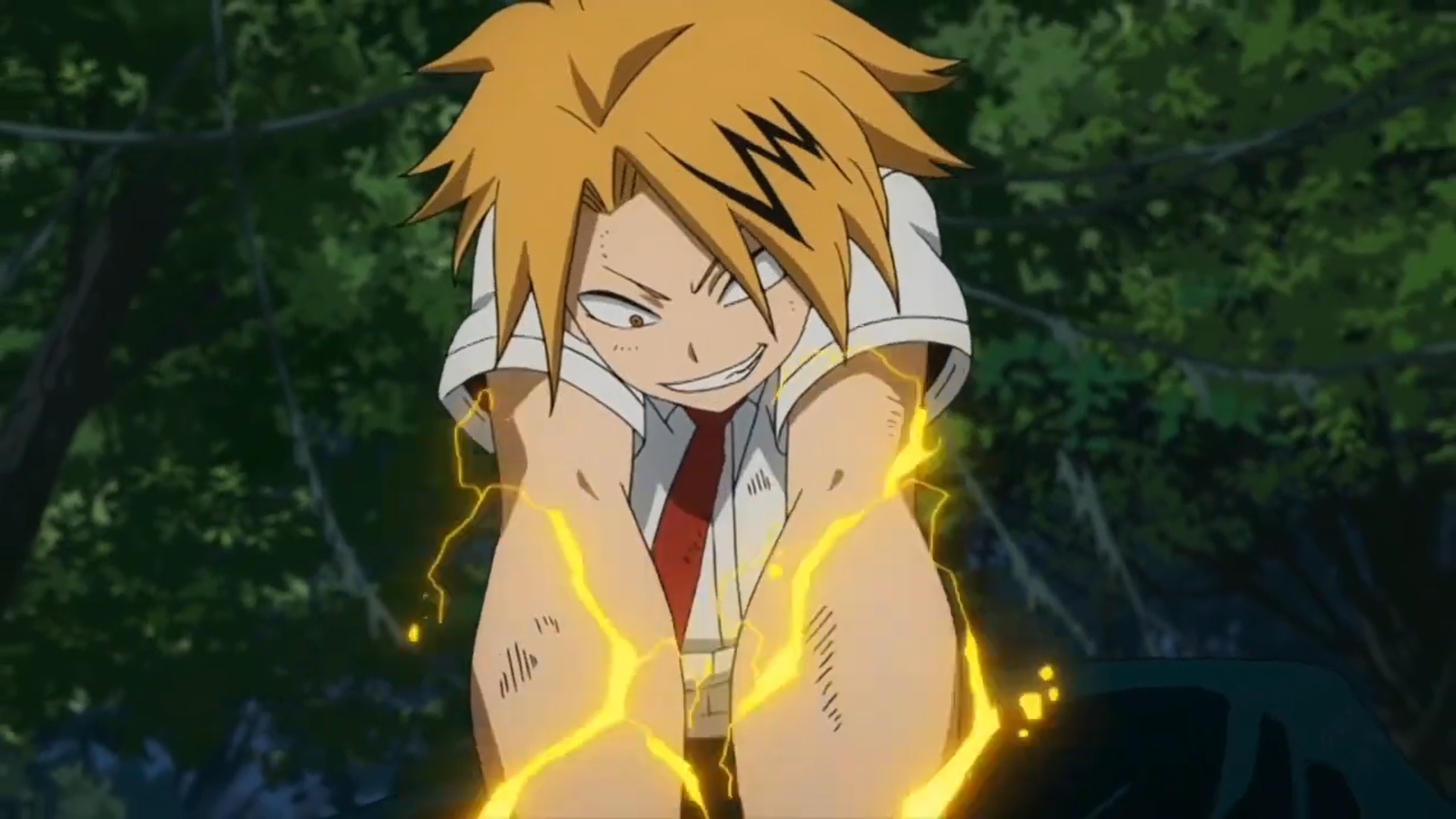 Kaminari Denki’s quirk (Image via Studio Bones)