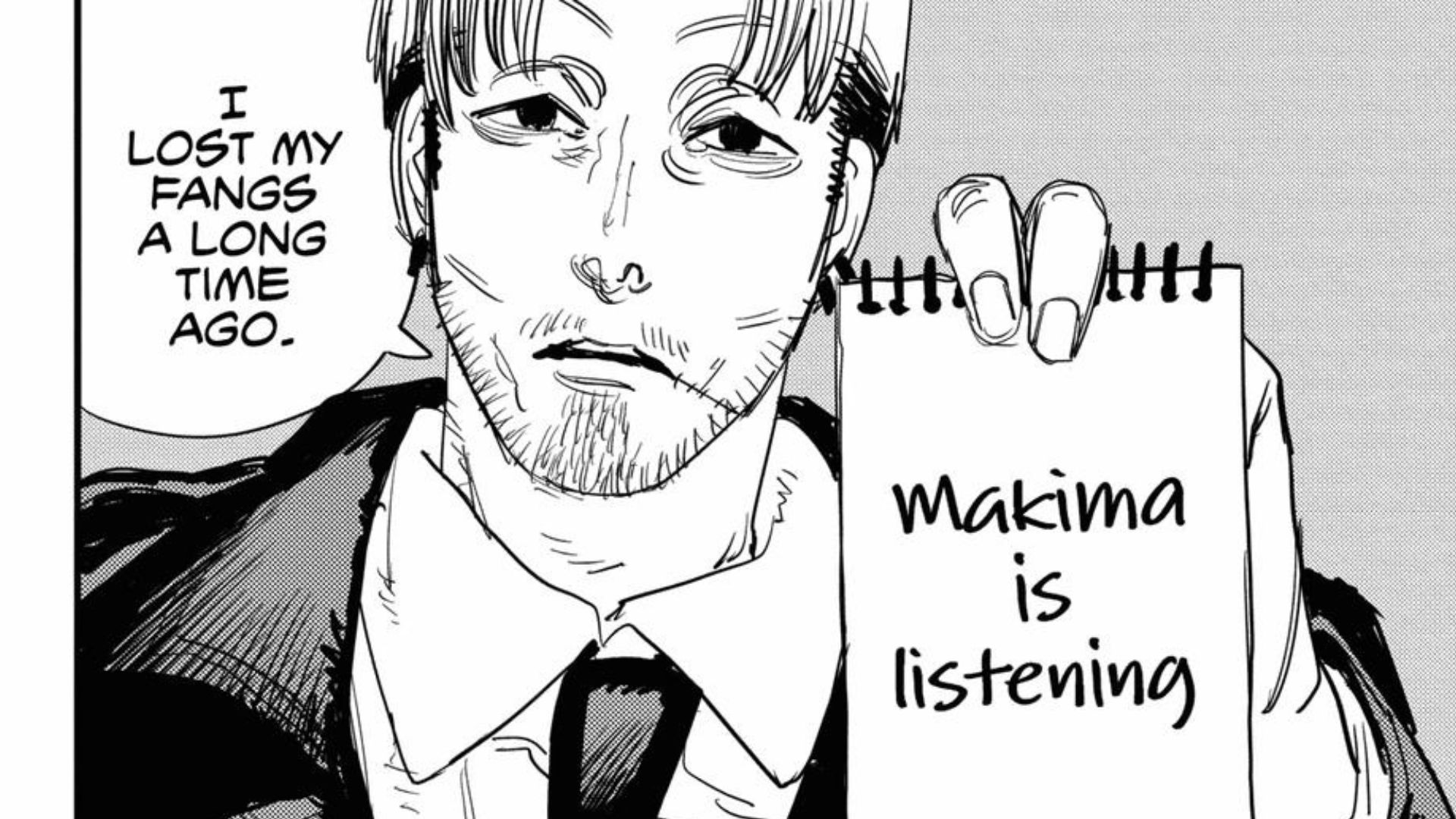 Kishibe as seen in the Chainsaw Man manga (Image via Shueisha)