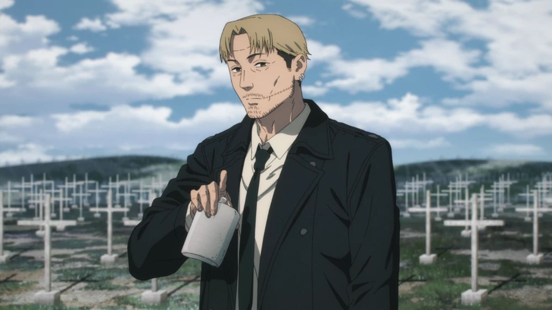 Kishibe as seen in the Chainsaw Man anime (Image via Studio Mappa)