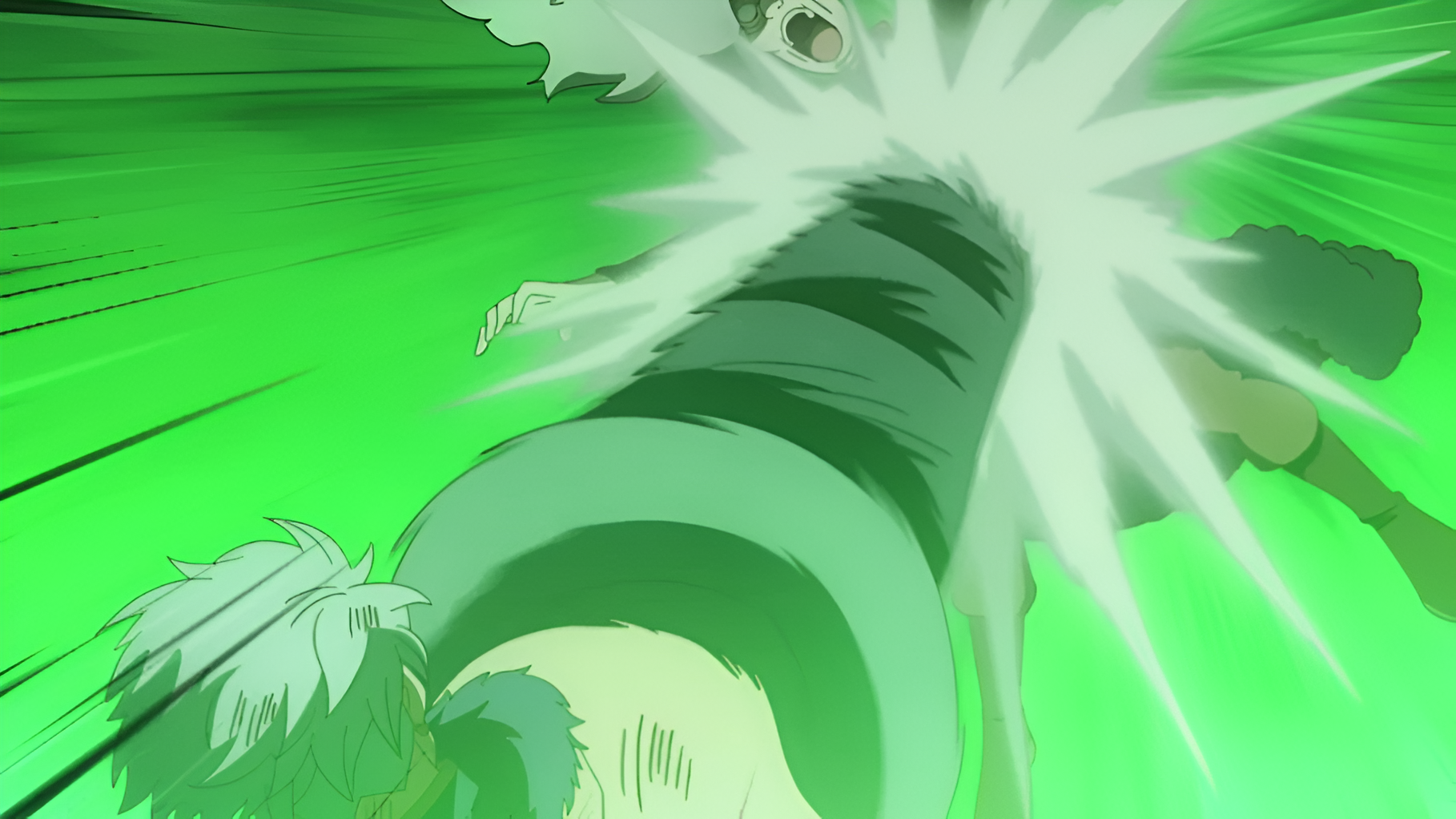 Klaus fighting as seen in anime (Source: Studio Pierrot)