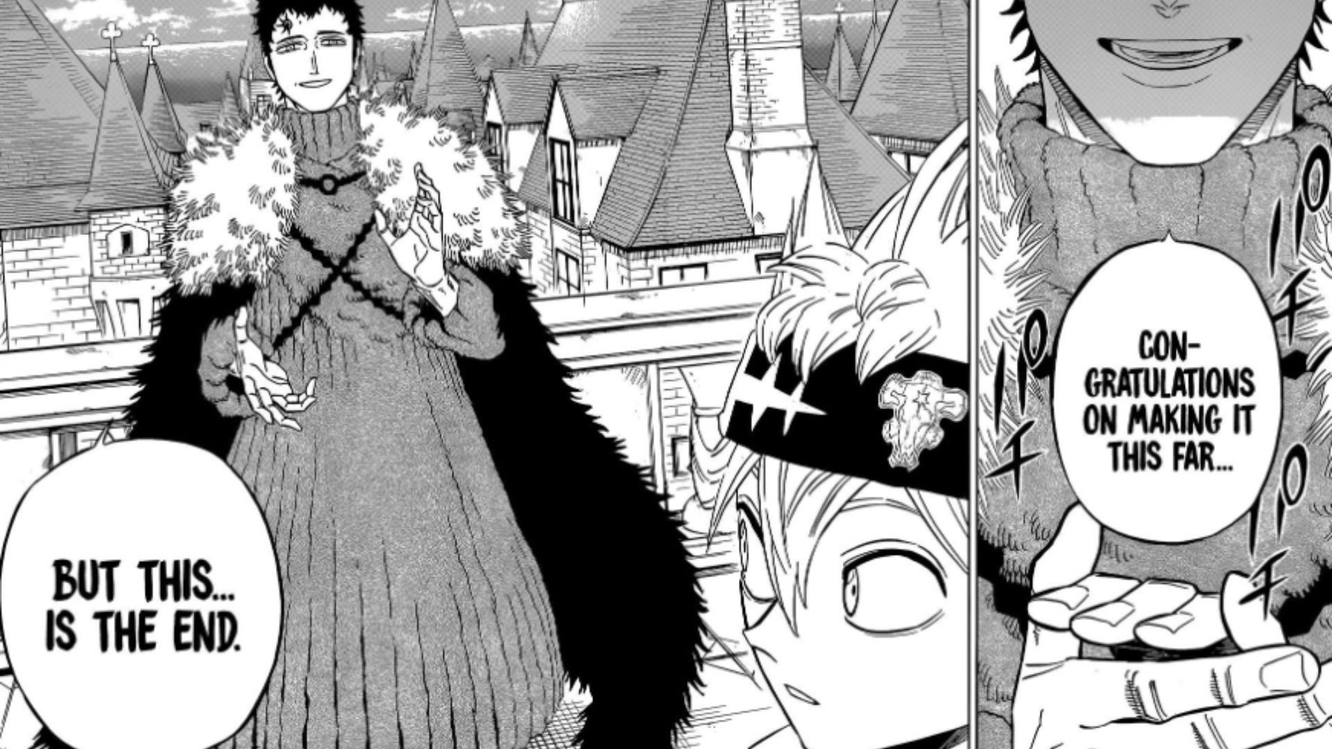 Lucius appearance infront of Asta in manga