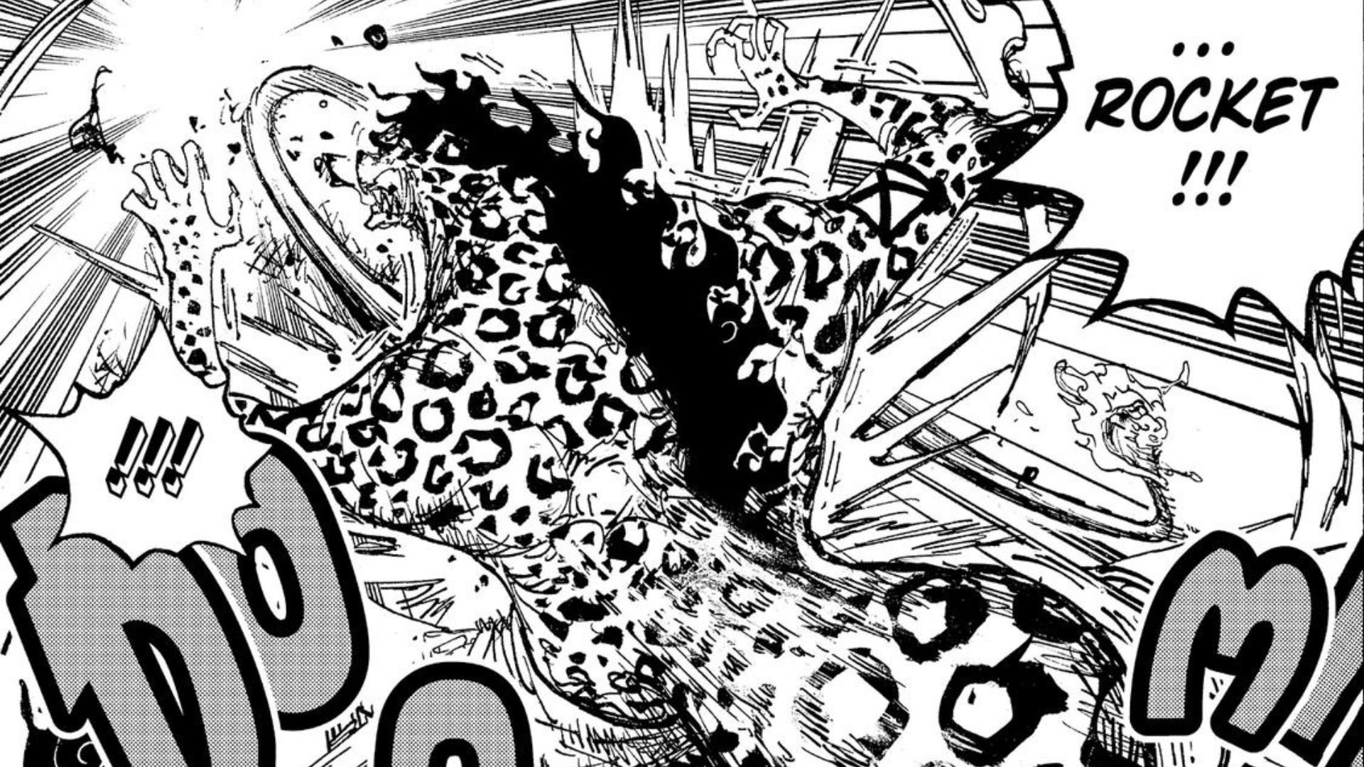 Luffy defeats Lucci as seen in the One Piece manga (Image via Shueisha)