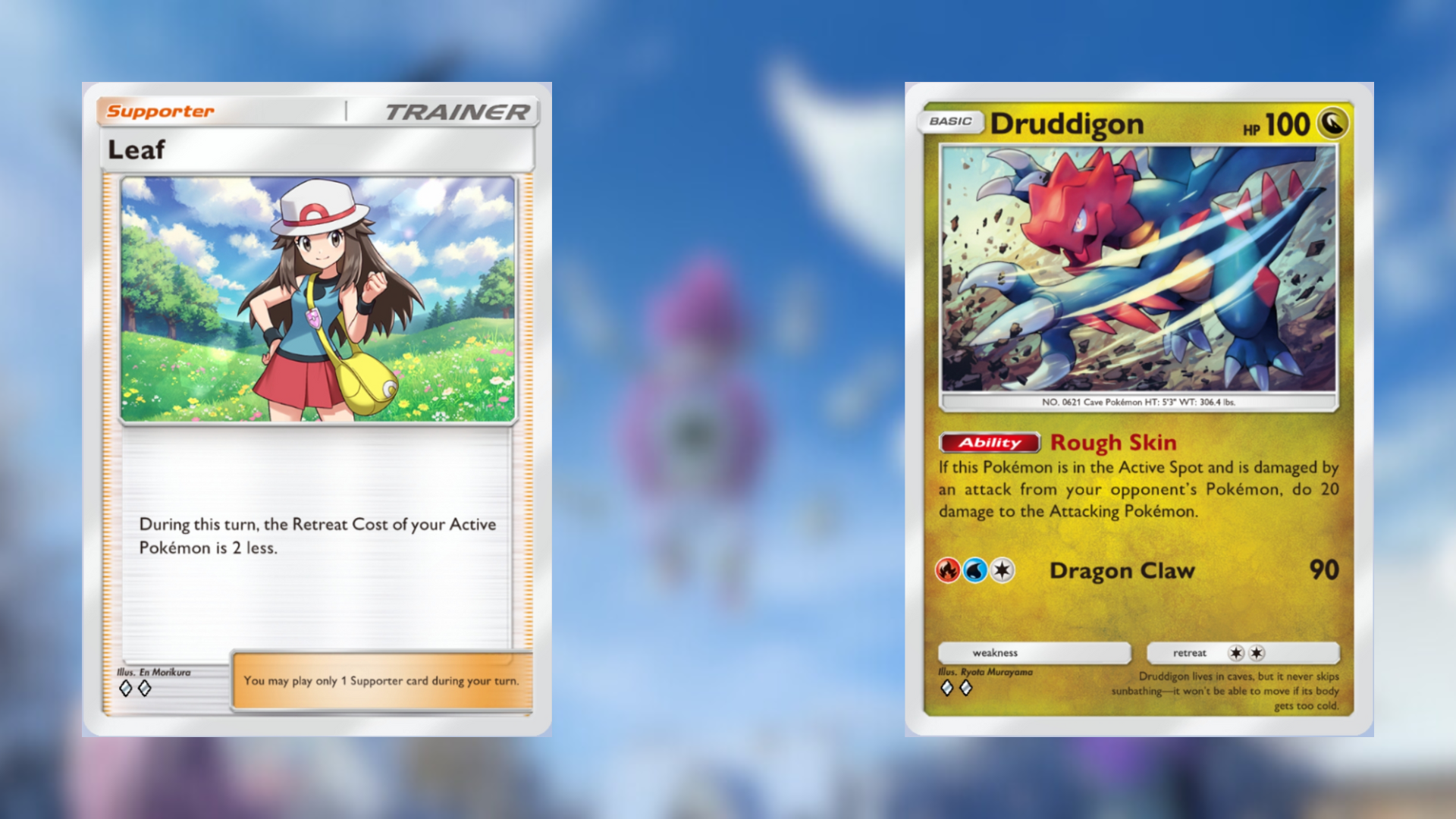 Use Leaf to retreat Druddigon (Image via The Pokémon Company)