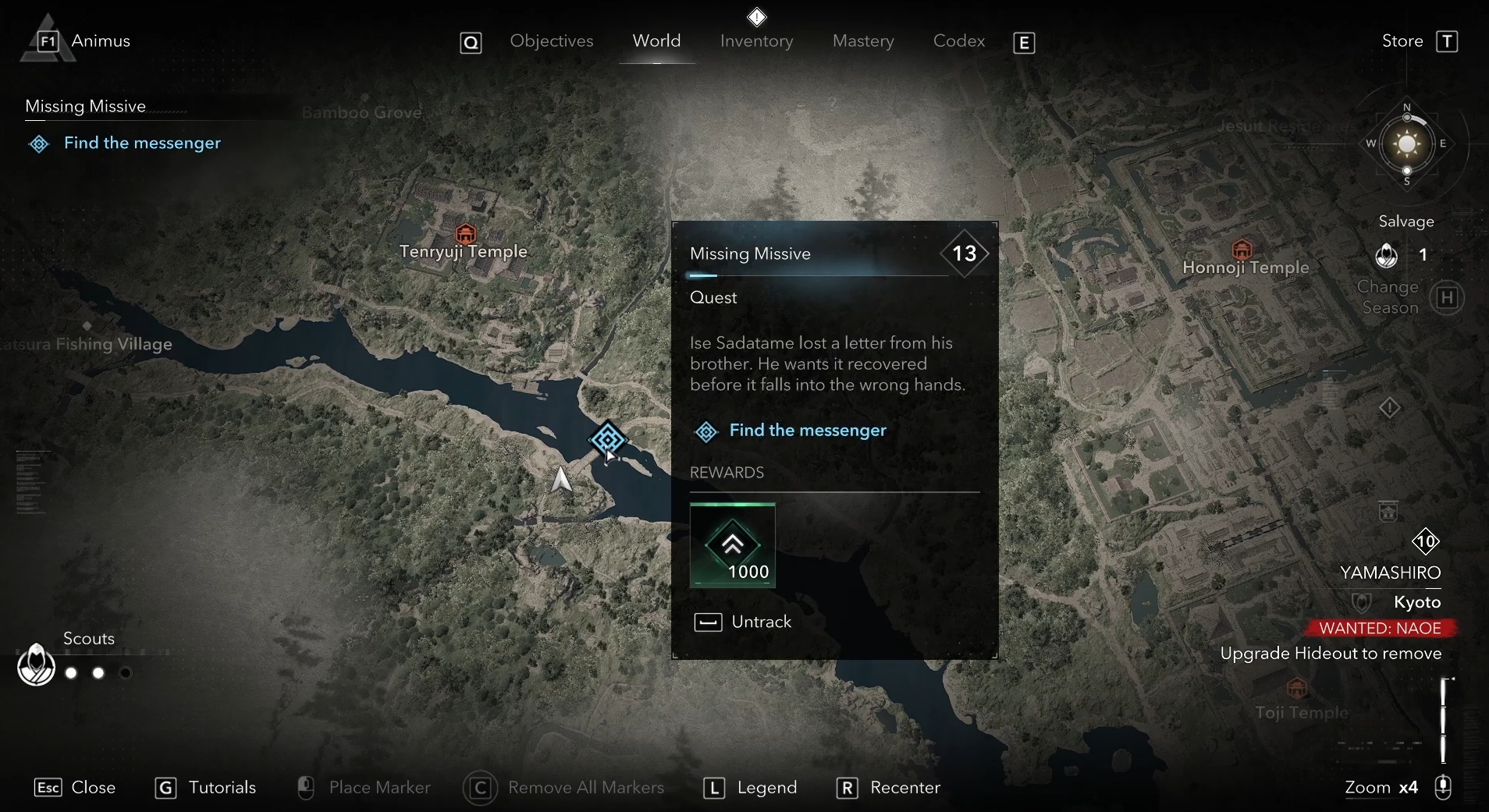 Messenger location (Image via Ubisoft)