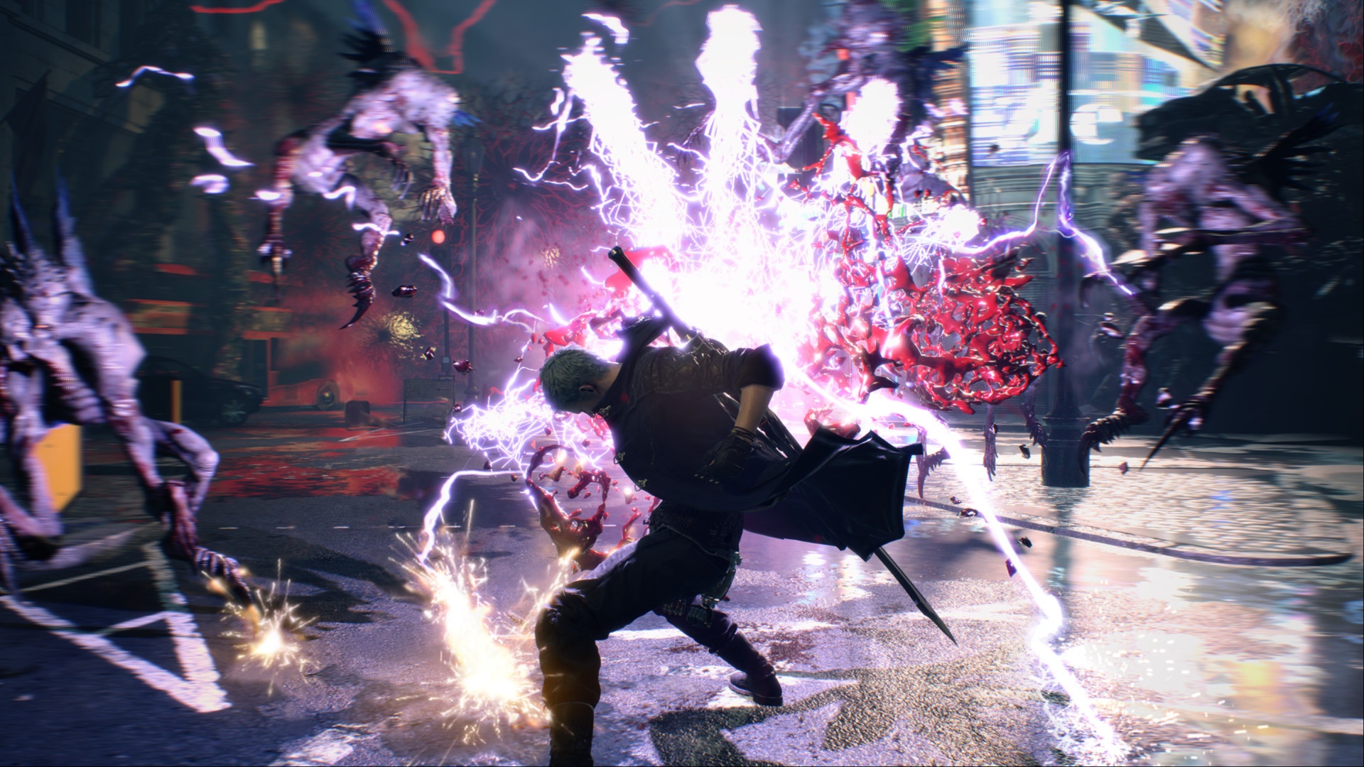 Hack & slash games are bound to be stylish (Image via CAPCOM)