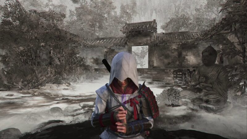 Naoe, a silent shinobi (Image via Deltias Gaming, Ubisoft)