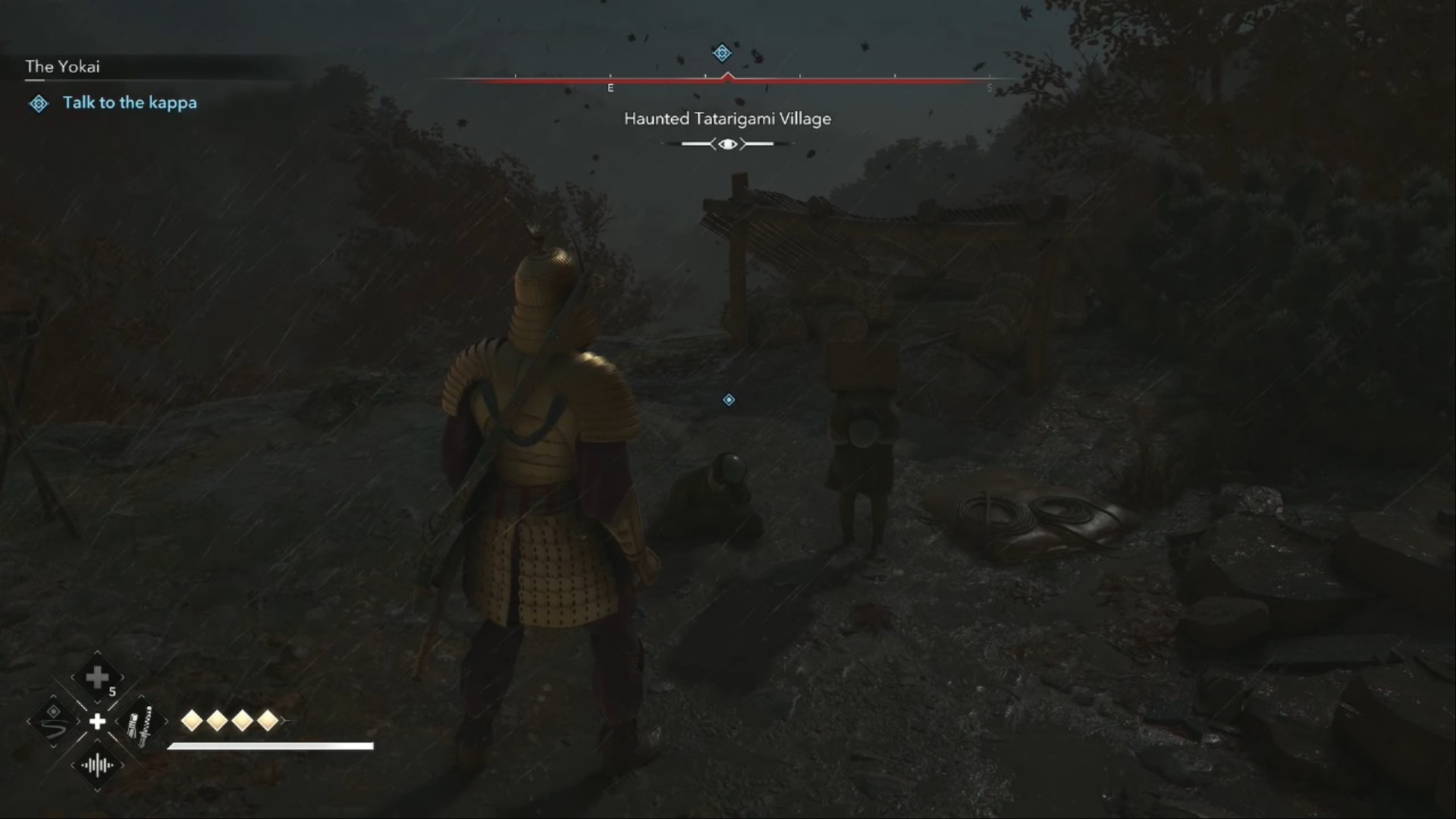 The pair of children disguised as Kappa (Image via Ubisoft, YouTube@LunarGaming Guides)