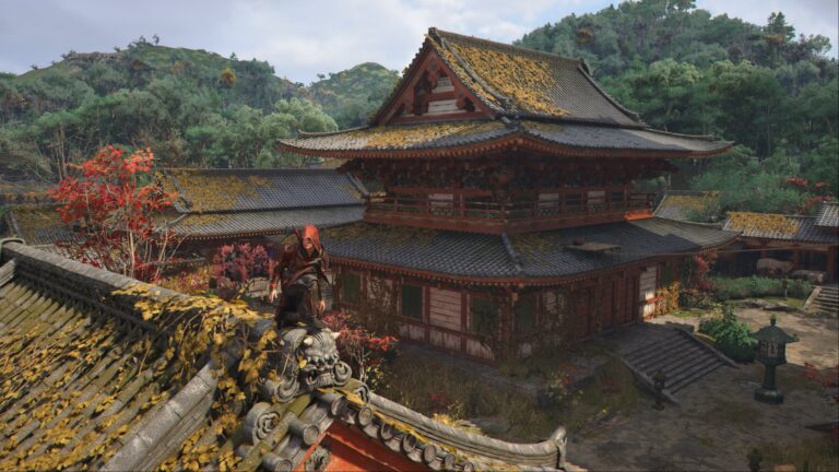 Shrines offer beautiful scenery (Image via Ubisoft)