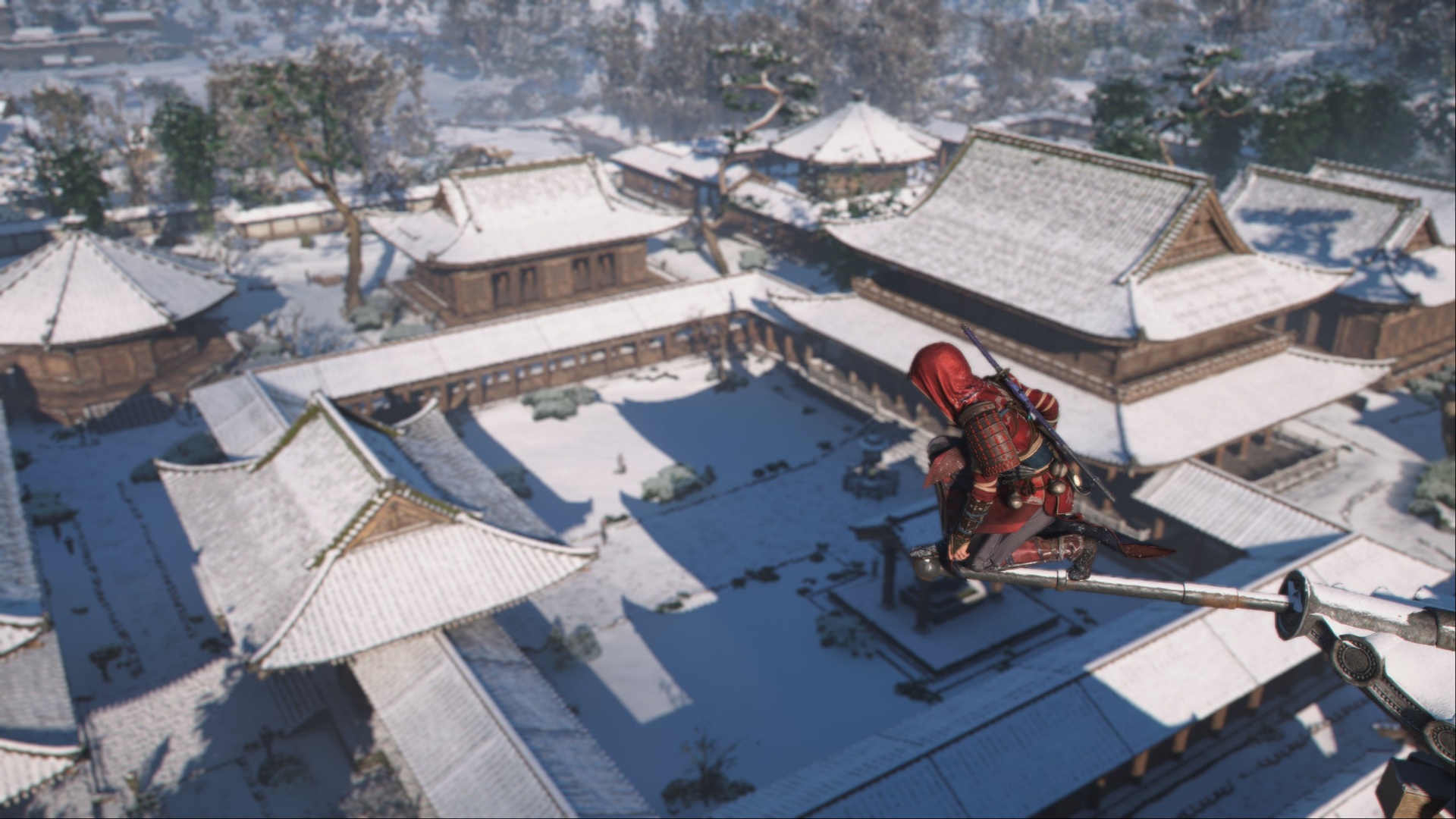 Find peace and pray at the Takasago Shrine in Assassin’s Creed Shadows (Image via Ubisoft)